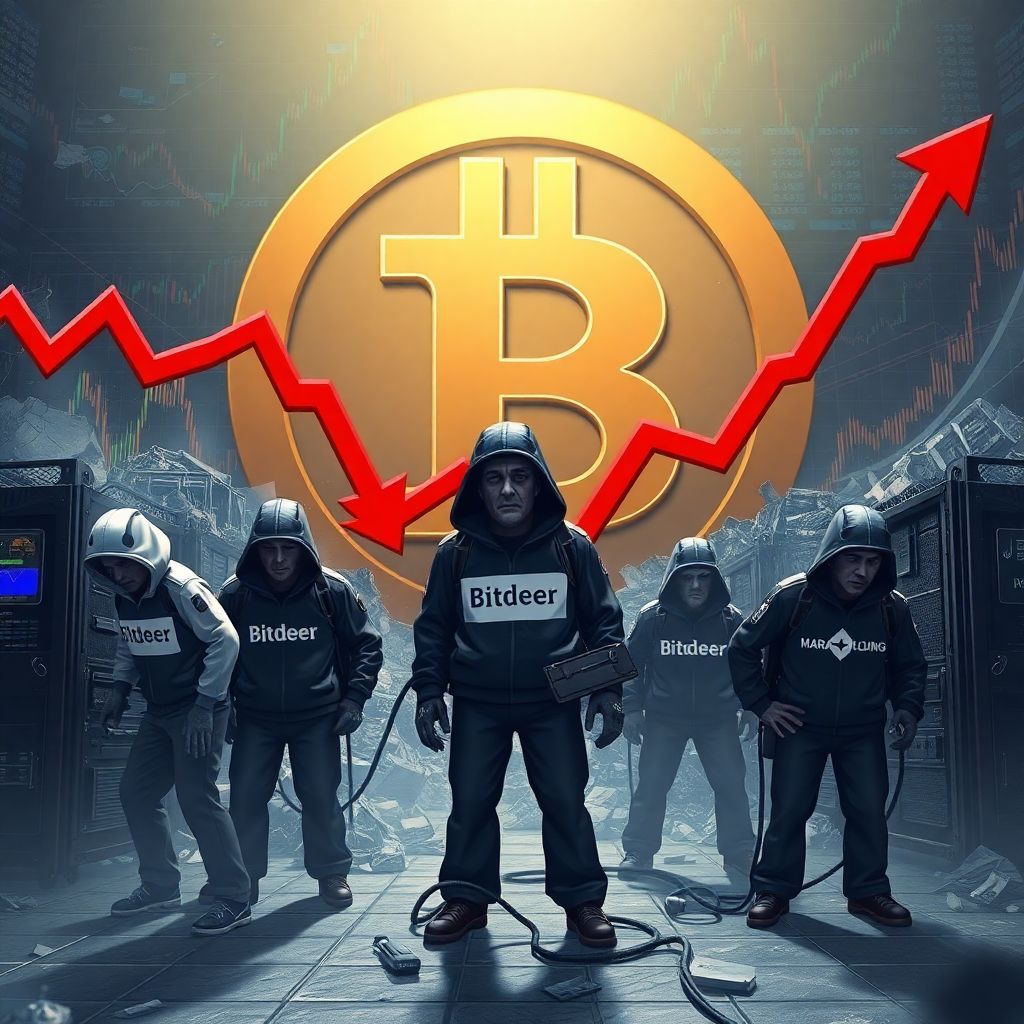 Bitcoin mining companies lead crypto stock selloff as Btc price drops below $99,000