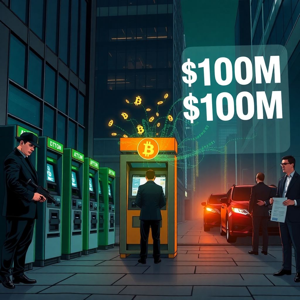 Bitcoin Atm operator crypto dispensers eyes $100m sale amid Doj charges