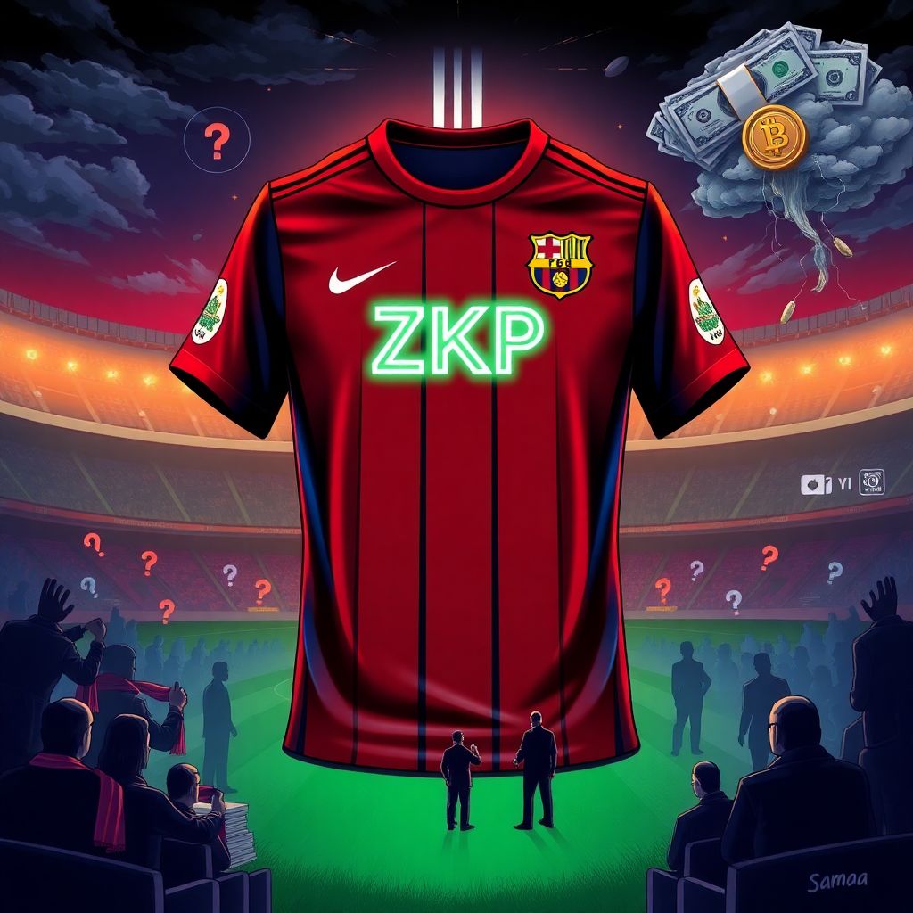 Fc barcelona faces backlash over $22m Zkp crypto sponsorship deal