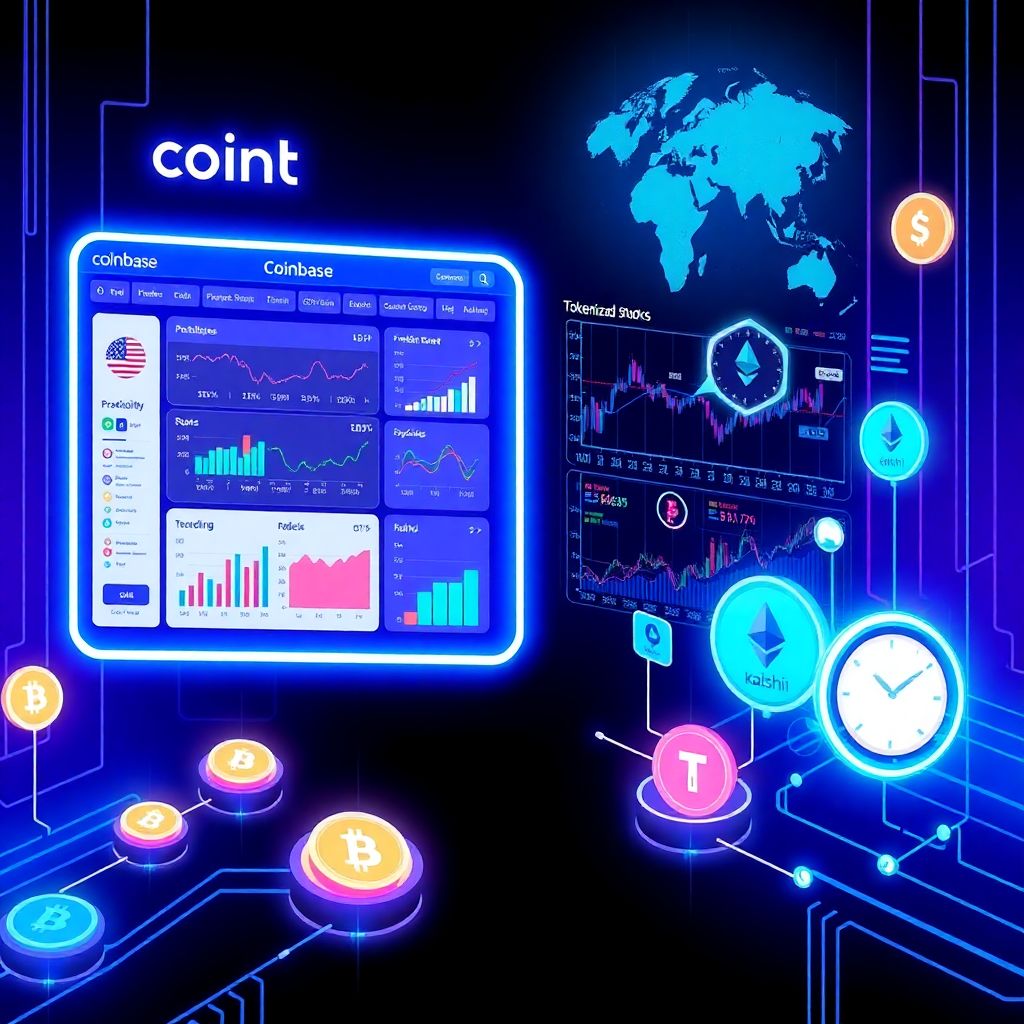 Coinbase prediction market and tokenized stocks launch set for december 17