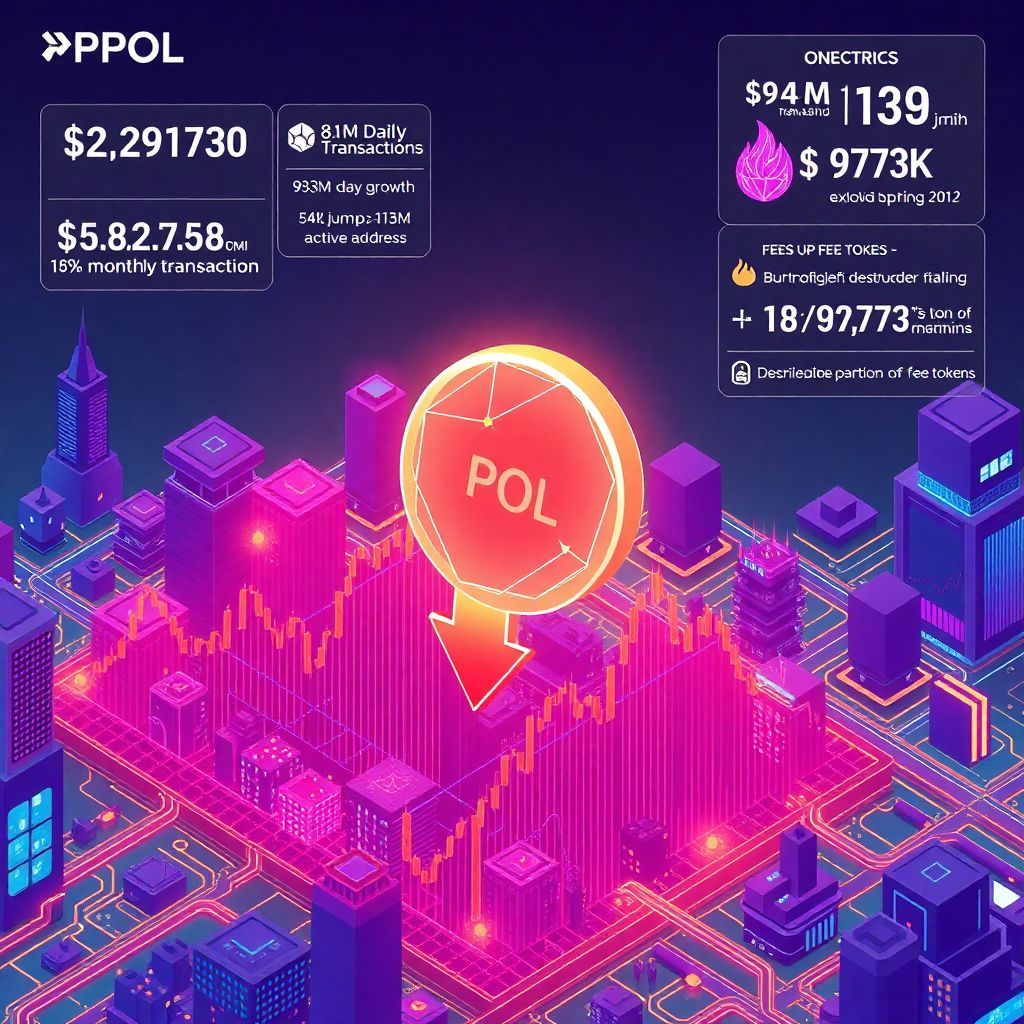 Polygon price sinks despite madhugiri hard fork, Pol activity surge and valuation gap