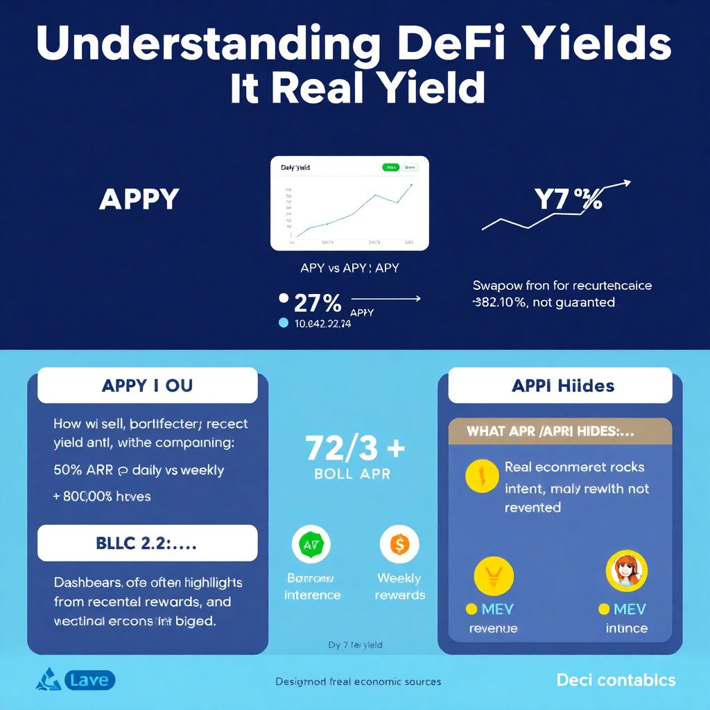 Apy, Apr and real yield in defi: decoding the signposts of crypto returns
