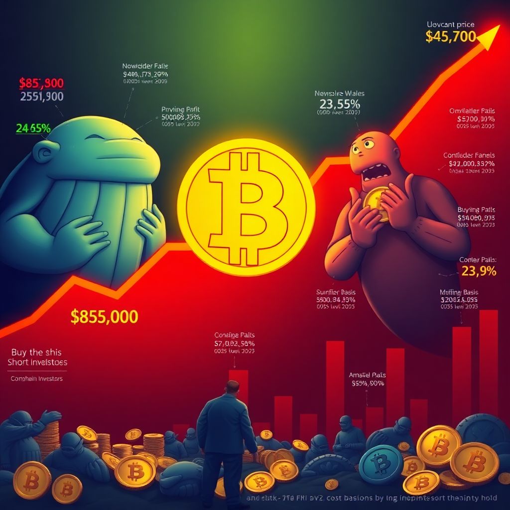 Bitcoin slides toward $85,000 as new whales face deep unrealized losses