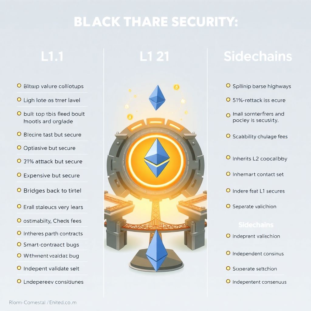 L1 vs L2 vs sidechains: choosing the safest path for your crypto assets