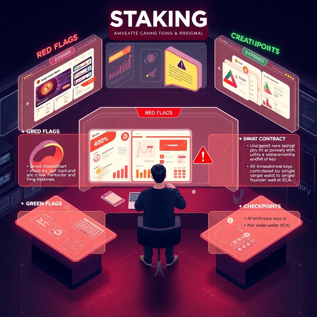 How to evaluate a staking protocol: key red flags, green signs and checkpoints