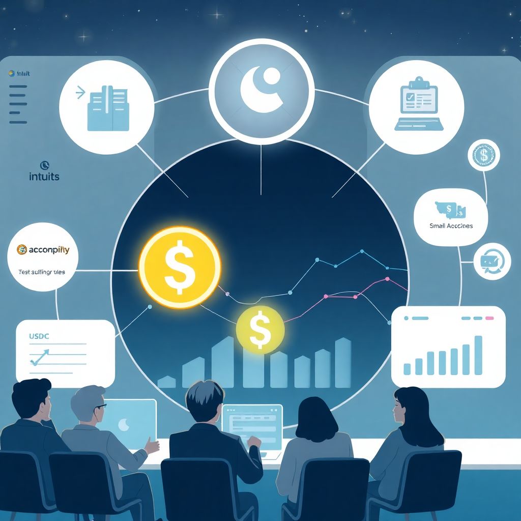 Intuit and circle integrate Usdc to transform payments across turbotax and quickbooks