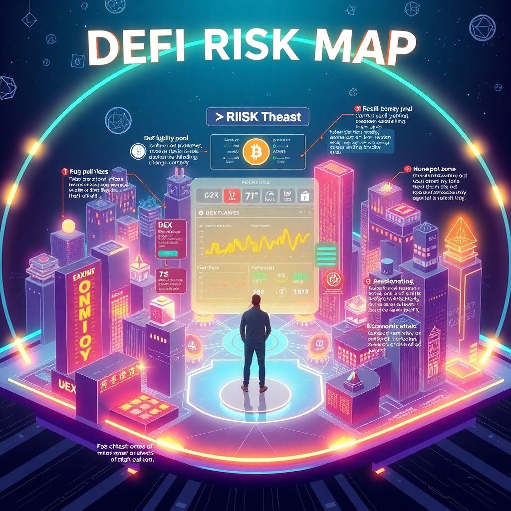 Defi risk map: how to spot rug pulls, honeypots and other hidden traps