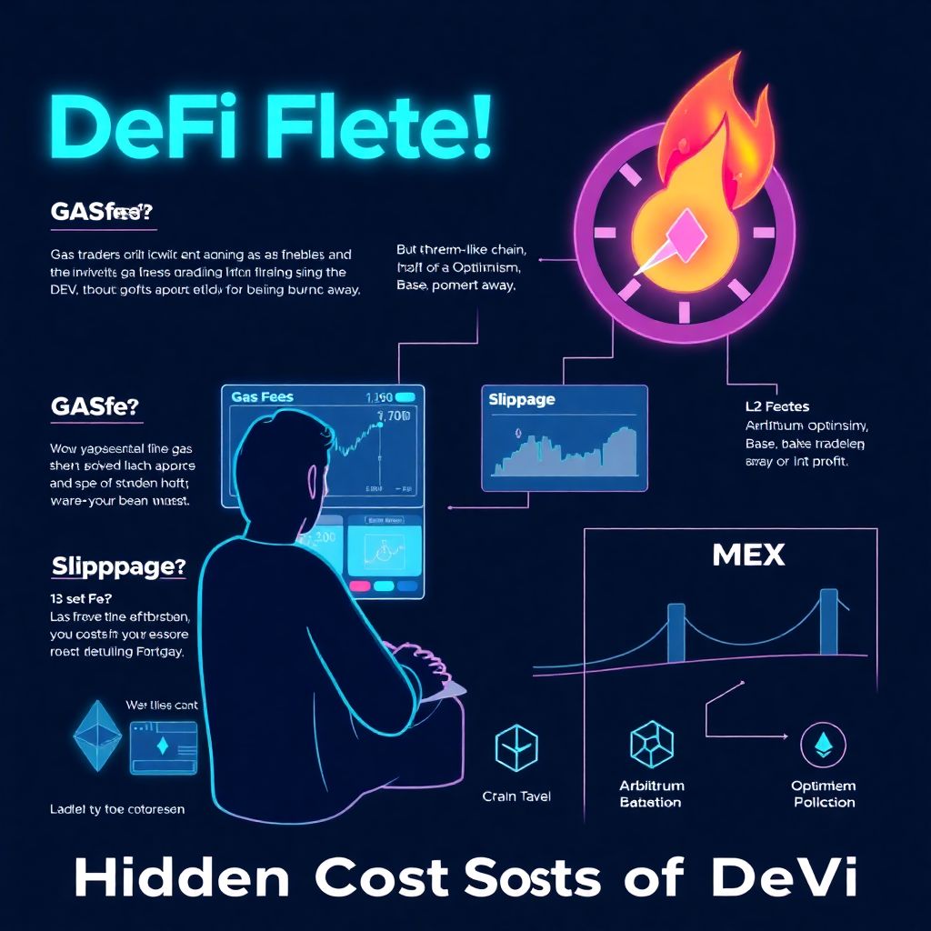 Gas fees, slippage and Mev: invisible costs in every defi trading journey