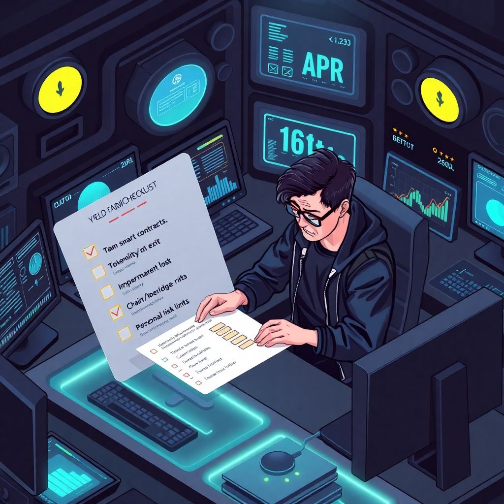 Yield farming checklist: 10 key checks before you deposit a cent