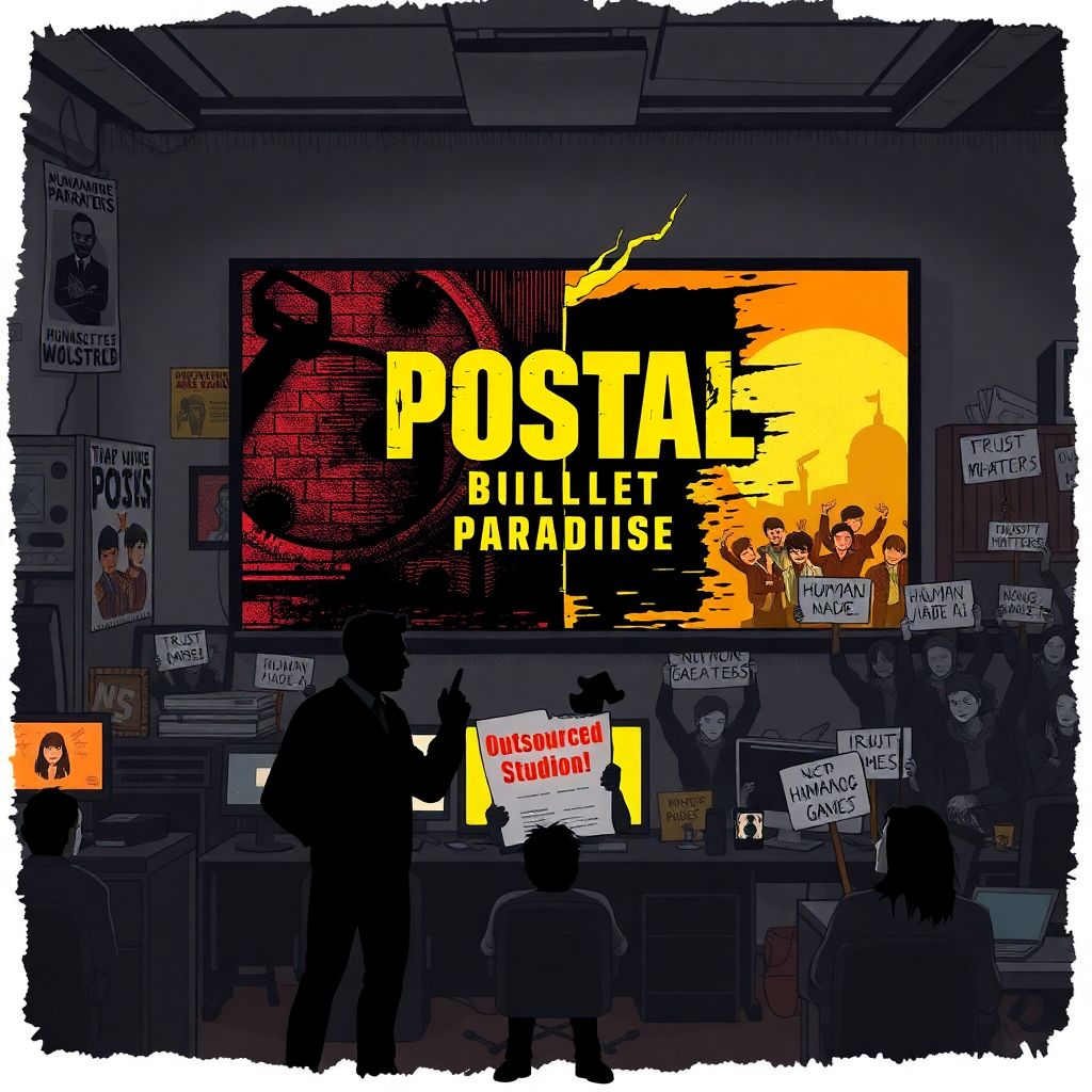 Postal: bullet paradise canceled after generative Ai backlash and studio shutdown