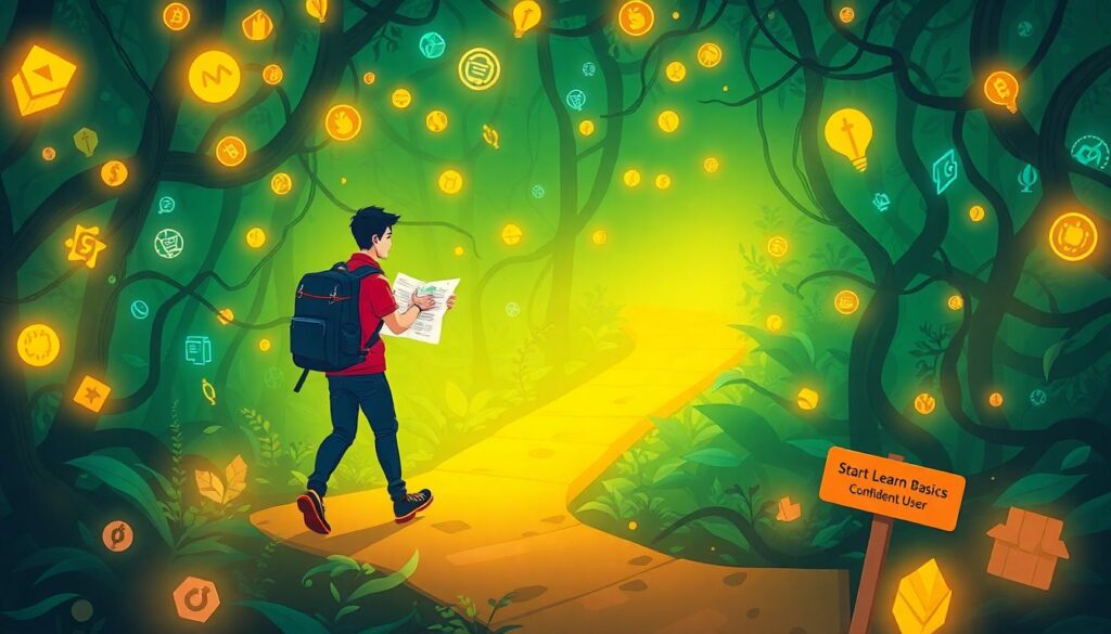 From Zero to DeFi Hero: A Beginner’s Trail Guide on TreklyGo Crypto Trails - иллюстрация