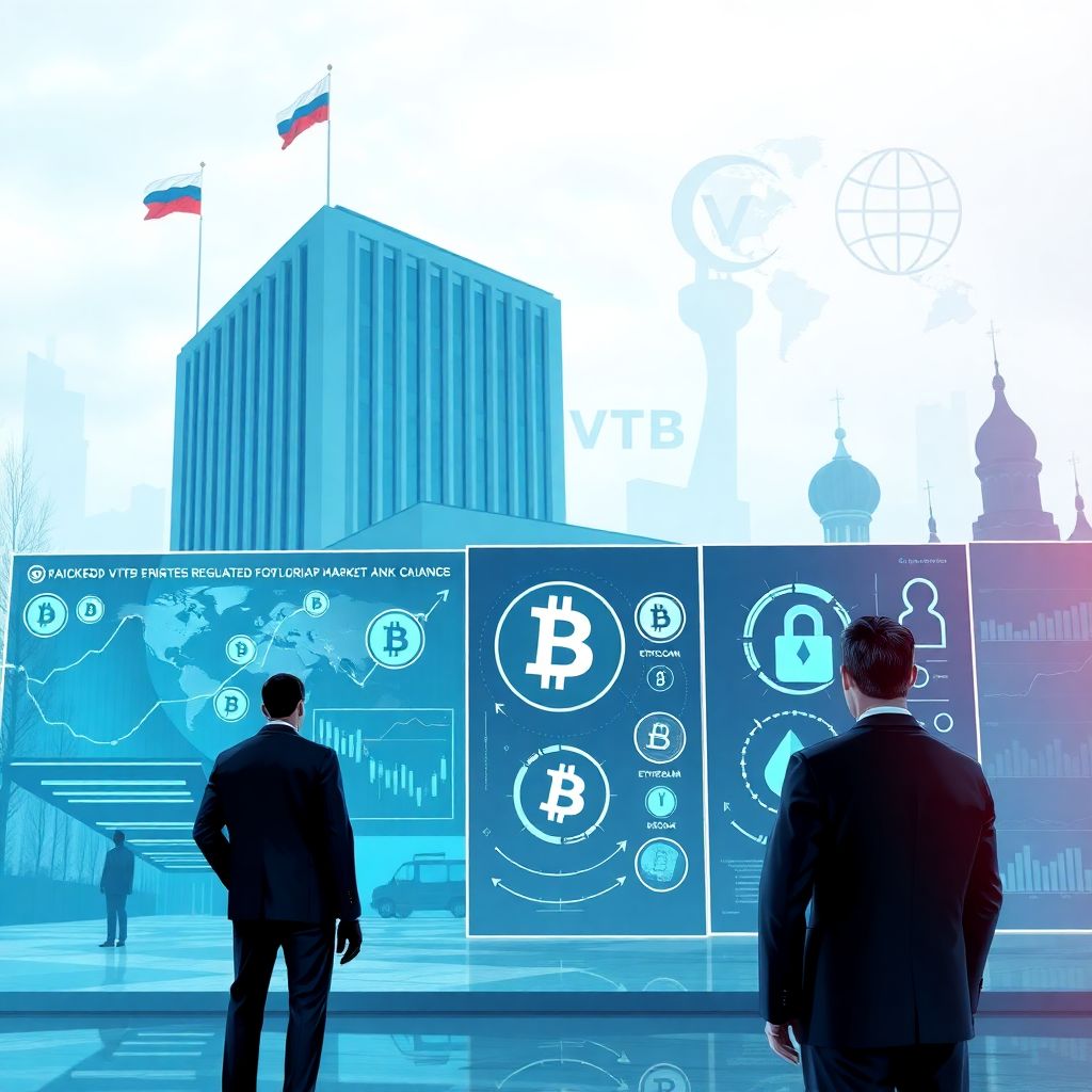 Sanctioned russia’s Vtb bank plans regulated spot crypto trading for wealthy