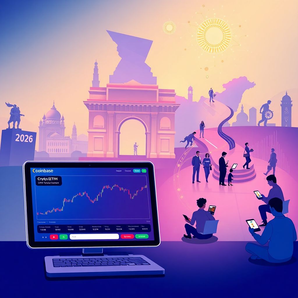 Coinbase returns to india with crypto trading and plans 2026 fiat ramp