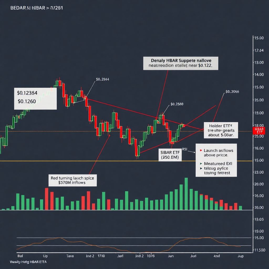 Hbar price flashes bearish warning as Etf momentum fades and key support holds
