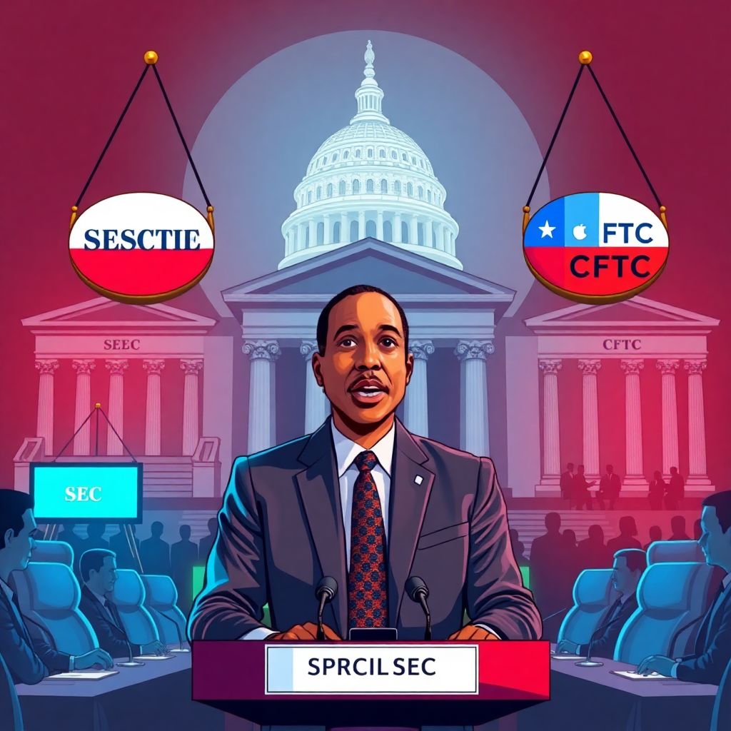 Cory booker warns crypto bill risks if Sec and Cftc lack party balance