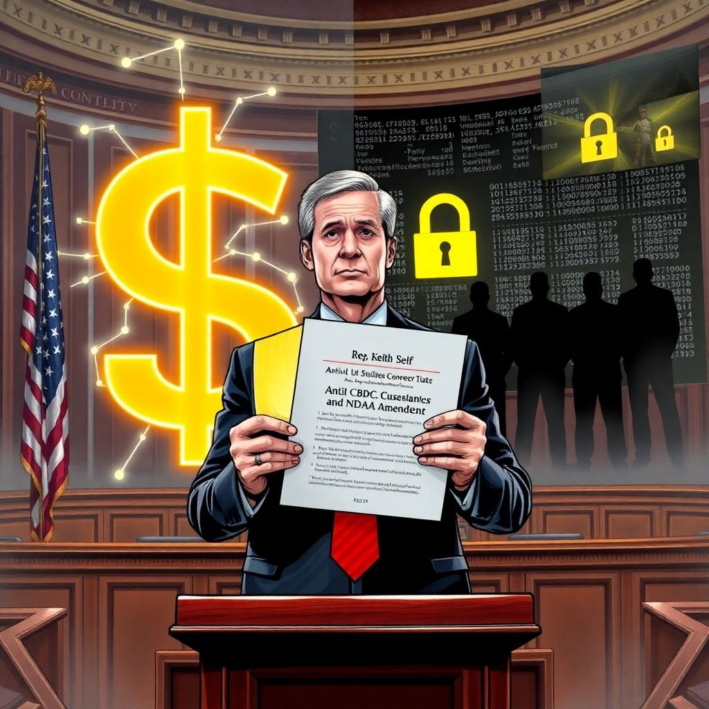 Rep.. Keith self seeks Ndaa amendment to block a U.s.. Cbdc surveillance state