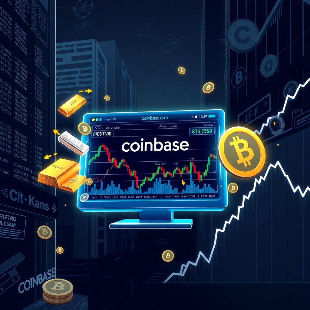 Coinbase shares slide as exchange expands into copper and platinum metal futures
