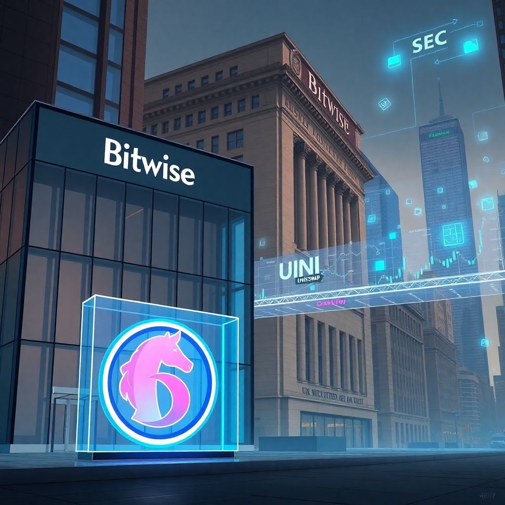 Bitwise lays groundwork for uniswap Etf with new trust registration and defi focus