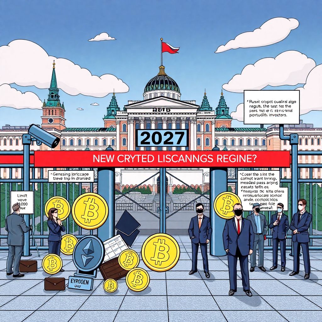 Russia to launch strict crypto licensing regime and retail limits from 2027