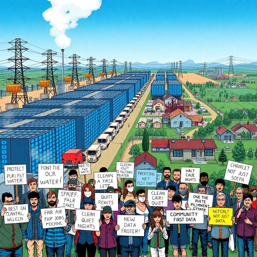 Ai data centers face local backlash that could stall infrastructure boom in Us