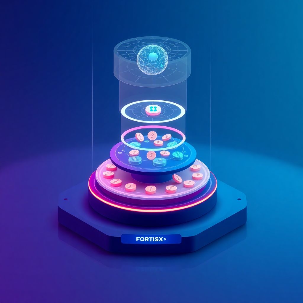 Fortisx liquid staking: adaptive yields with internal liquidity pools and risk engine