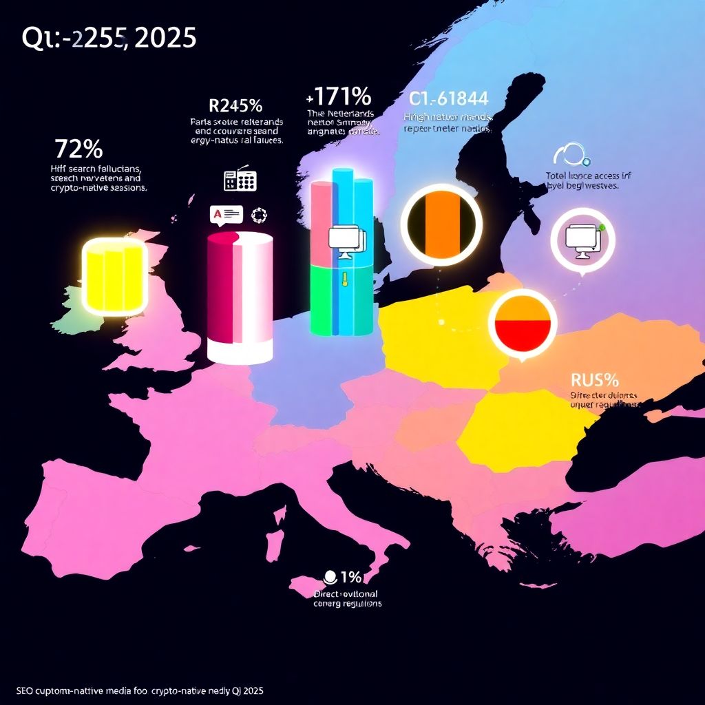 Five countries dominate europe’s crypto media traffic in Q3 2025