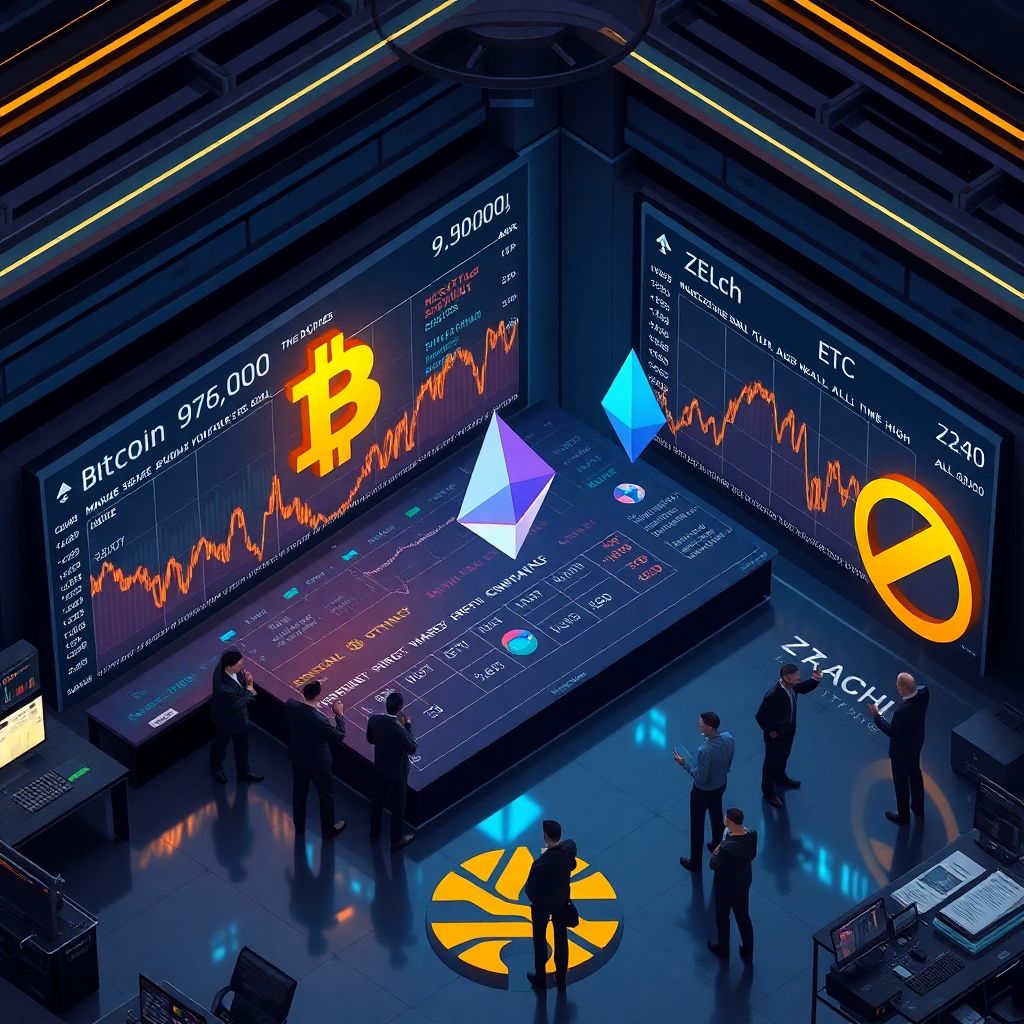 Myriad markets crypto sentiment: cautious on bitcoin peak, hopeful for zcash