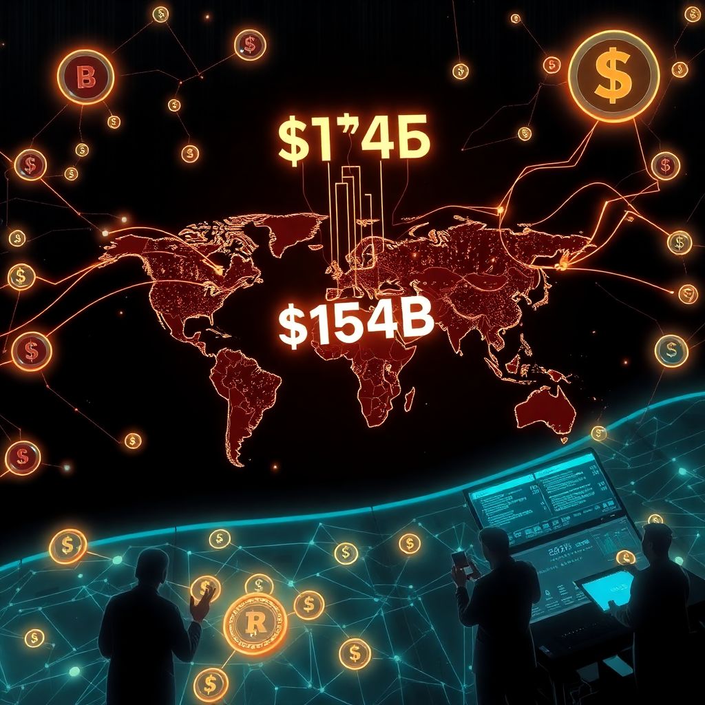 Illicit crypto flows hit $154b in 2025 as sanctions drive on-chain stablecoin use