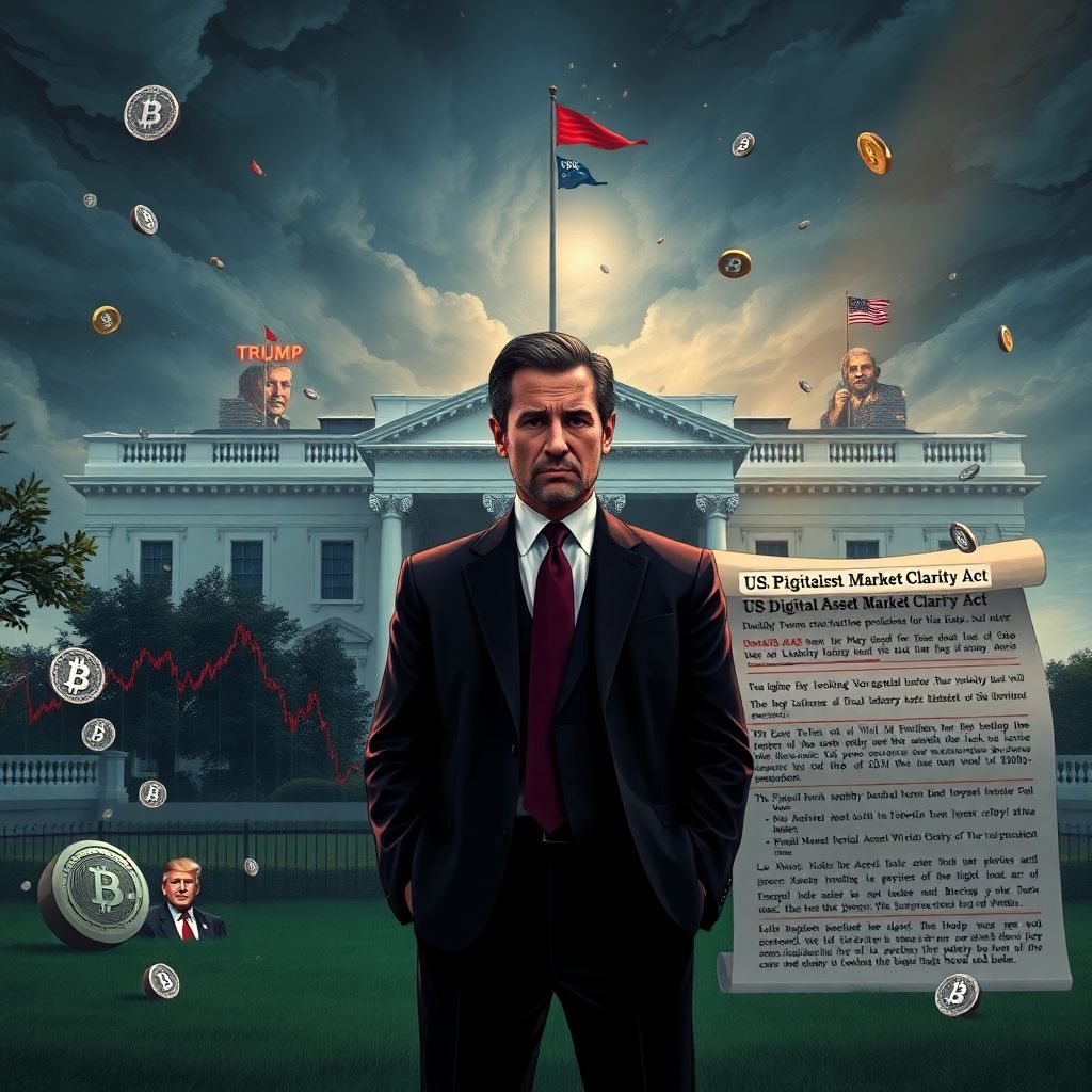 Cardano’s hoskinson slams trump crypto policy, urges sacks out if key bill fails