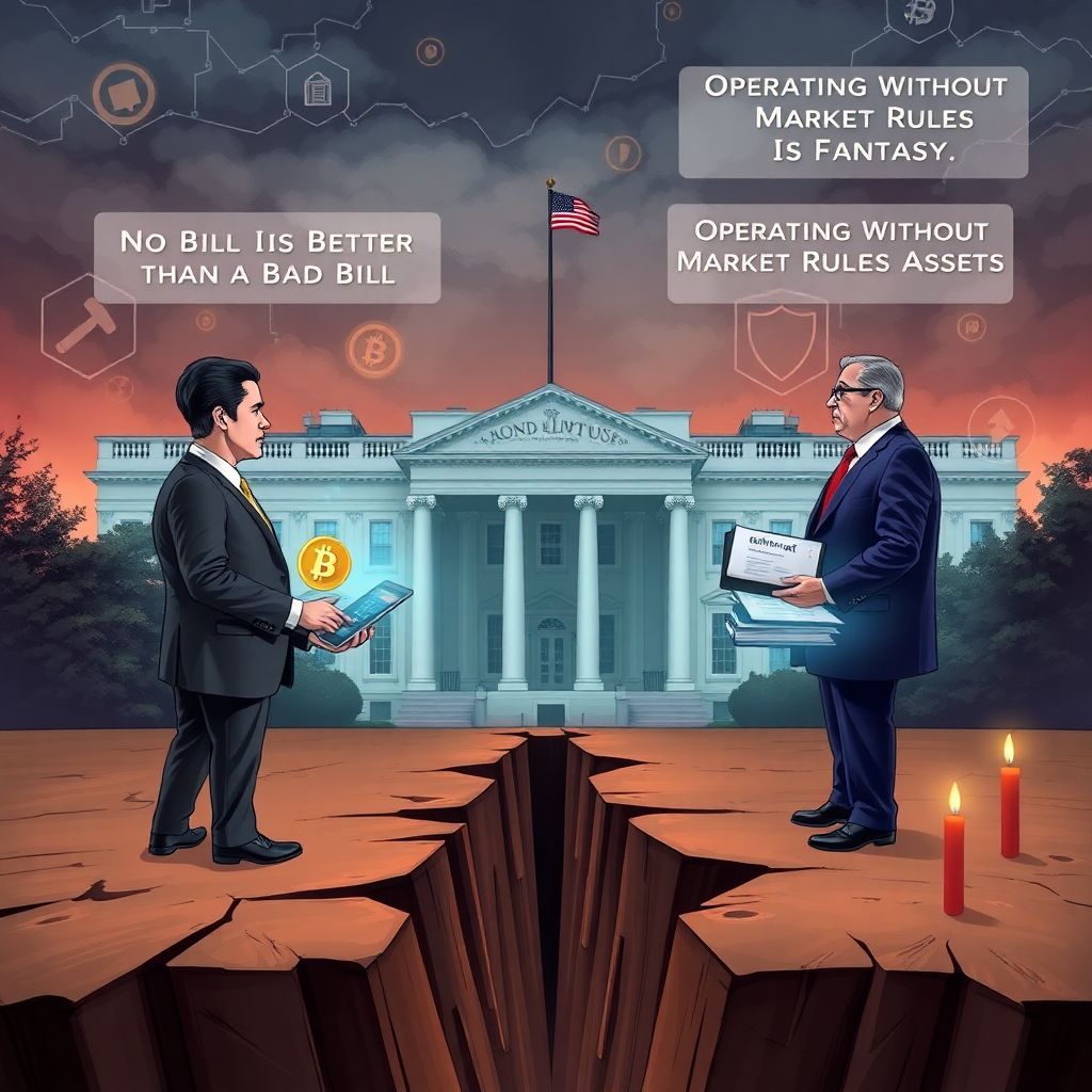 White house crypto advisor: operating without market rules is fantasy for coinbase