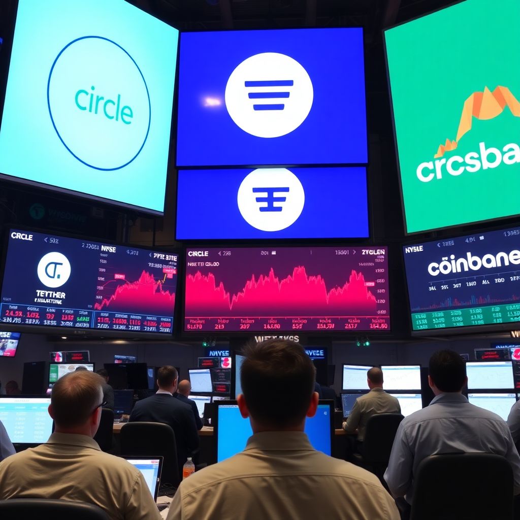 Circle stock plunges 20% as tether audit and Us stablecoin rules rattle investors