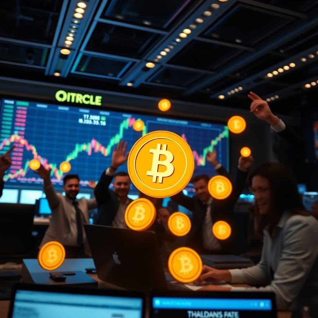 Circle stock rally: Usdc stablecoin issuer surges on rapid growth and crypto optimism