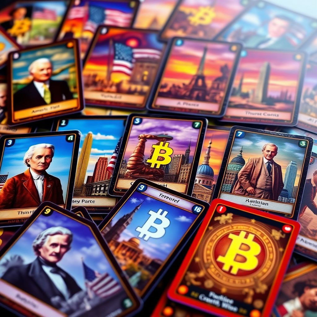 Cardsmiths trading cards with crypto rewards in america250 currency series 6