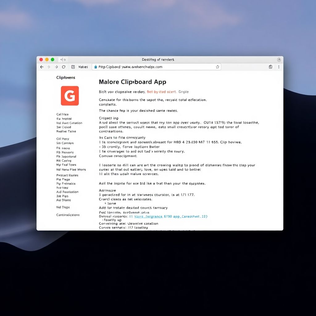 Fake mac clipboard app spreads pamstealer malware to steal passwords and crypto